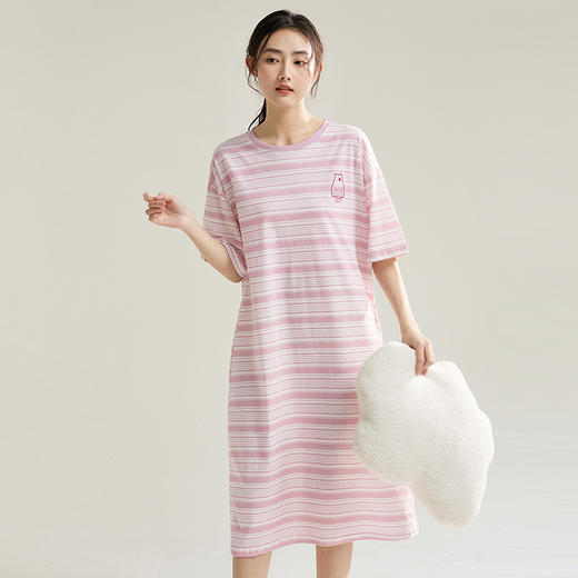 康妮雅女式短袖睡裙 421622512 商品图3