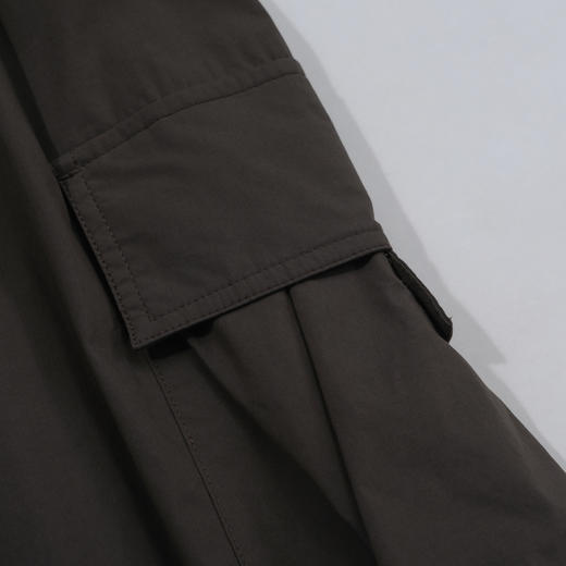 谜底短裤女2025夏季新品百搭日常宽松棉质工装A型裤子252MK0692 商品图3