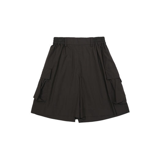 谜底短裤女2025夏季新品百搭日常宽松棉质工装A型裤子252MK0692 商品图4