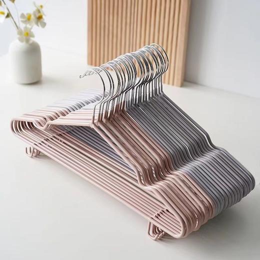 宏尔康浸胶凹肩防滑衣架（10只装）HK-8133（6950844981338） 商品图1