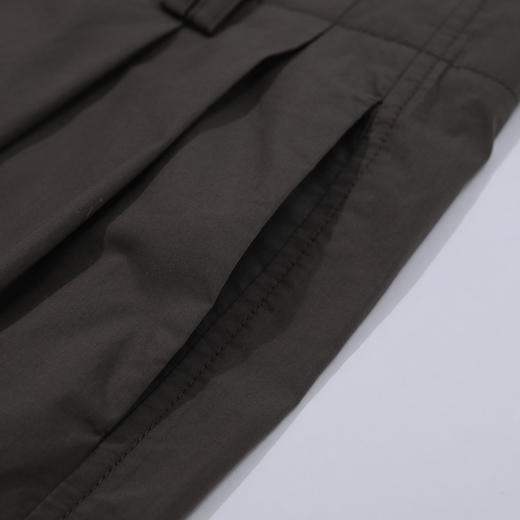 谜底休闲裤女2025夏季新品通勤百搭廓形感长裤萝卜裤子252MK0619 商品图3