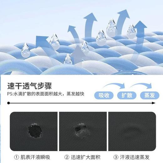 夏季男速干衣短袖T恤透气吸汗运动健身跑步户外登山轻薄上衣女潮运动透气T恤衫 商品图1