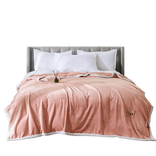 （卡其色）纯享牛奶绒毯FN-T9015 商品图0