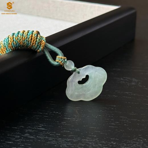 【香港周六福黄金钻石首饰】A级冰绿非洲翠首饰 商品图6