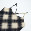西遇格子吊带连衣裙女夏季新款不规则裙摆露背v领收腰裙子Y0050926 商品缩略图5