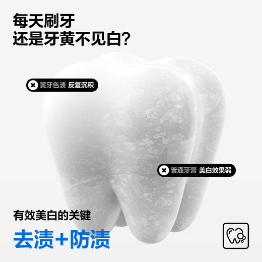 参半益生菌锁白牙膏120g 商品图1