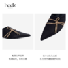 heelz设计师手工鞋履 ｜中国结缎面穆勒鞋2cm 商品缩略图3