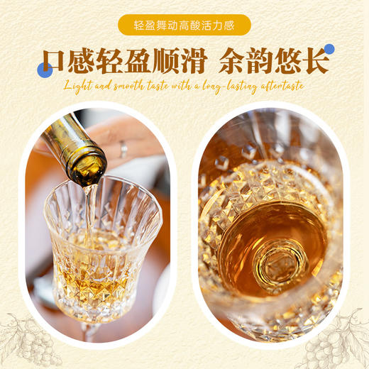 贵伦堡雷司令甜白葡萄酒 | 4支*750ml,德国原瓶进口，清爽甘甜，13%VOL 商品图1