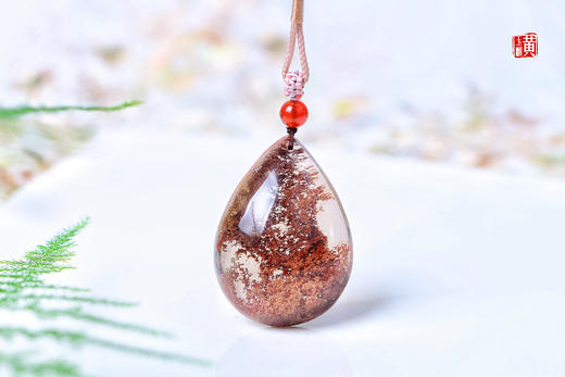 【赤焰】红幽灵水晶吊坠 配精美挂绳 商品图6