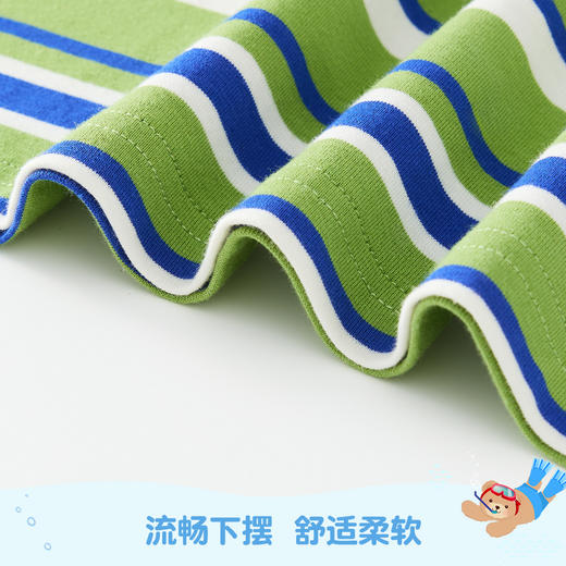 【90-140】【泰迪】男童夏款条纹短袖T恤 商品图5