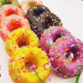 【7.9元/盒】巧能彩针甜甜圈260g