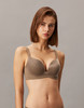官网690！提拉上托3D固定杯聚拢文胸女无痕光面小胸显大无钢圈内衣胸罩 商品缩略图2