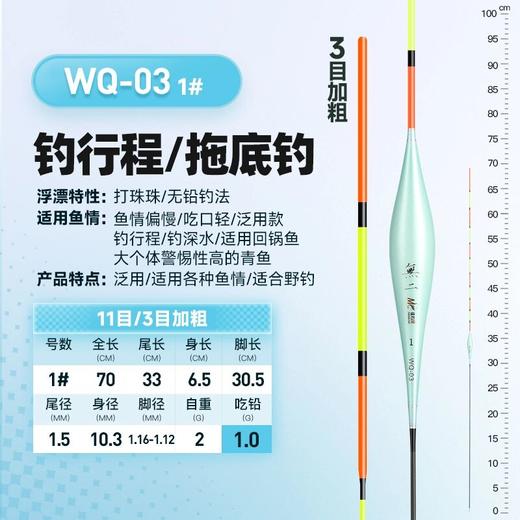 佳钓尼无二青鱼漂黑坑珠珠专用浮漂加粗醒目高灵敏打浮行程拖底钓 商品图1