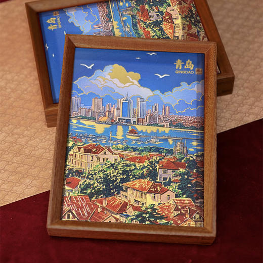 朱炳仁铜 青岛限定桌屏 （定制）-3 商品图2