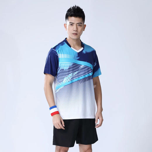 【速干羽毛球服套装 】户外跑步运动服男女款网球服 商品图5