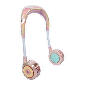 wfan 彩镀流彩款无叶挂脖风扇