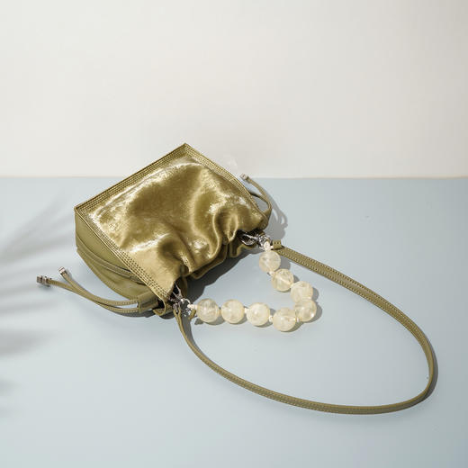 【预售3天】新中式斜挎包休闲慵懒风流行包包质感手提包F9754A 商品图2