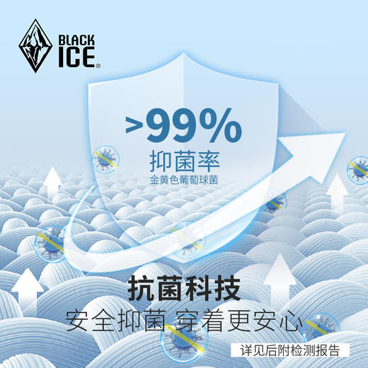 黑冰户外徒步保暖全拉链立领开衫抗静电抓绒衣男款1102 商品图4