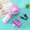 【强劲冷风！夏日必备！🔥】手持&桌面两用风扇💨强劲冷风随时享，USB快充+长续航，清凉一夏从这一刻开始❄️新款台式桌面 手持小风扇 usb充电风扇 静音便携长续航台面手持电风扇 商品缩略图14
