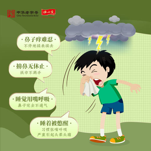 怀山堂 鼻族速全通组合装全生命周期制品儿童鼻祖食养组合 商品图3
