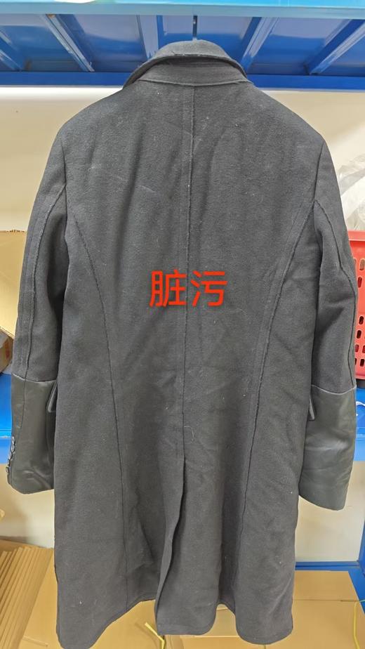 4893915748725   EQ:IQ  黑色简约休闲长袖大衣 商品图4