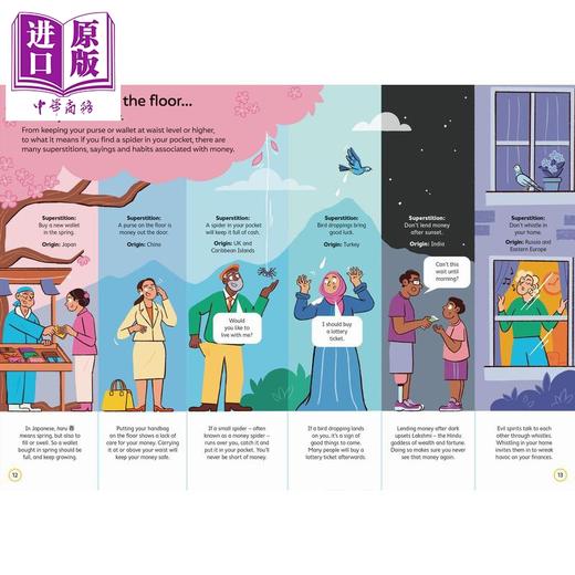 【中商原版】100个钱的发现 100 Things to Know About Money 英文原版 儿童科普读物 生活常识知识绘本 进口童书 精装 商品图2