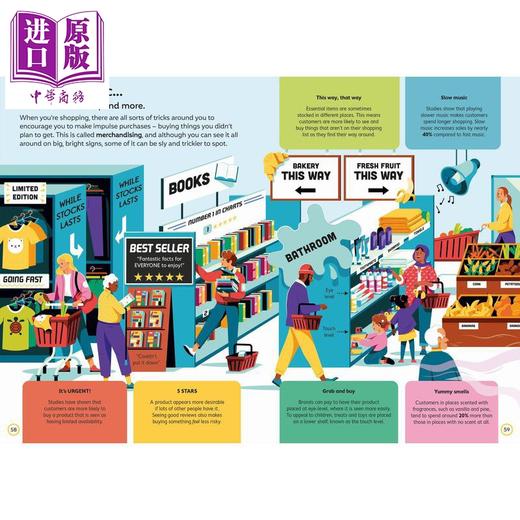 【中商原版】100个钱的发现 100 Things to Know About Money 英文原版 儿童科普读物 生活常识知识绘本 进口童书 精装 商品图4