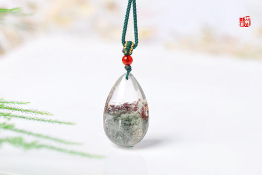 绿幽灵水晶吊坠 配精美挂绳 商品图7