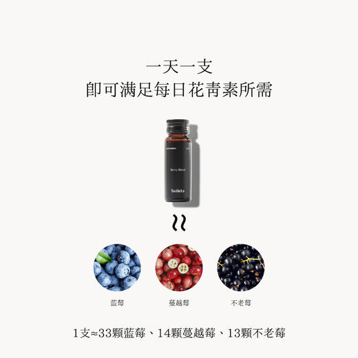 Soileta莓果融合浆 蓝莓蔓越莓不老莓混合补充花青素 商品图4