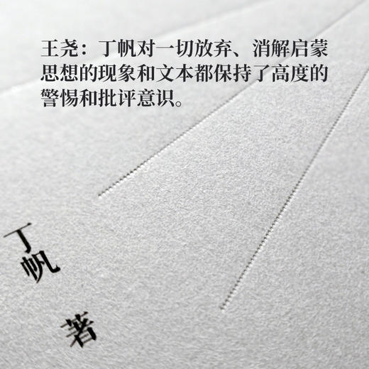 把世界留给黑暗与我：丁帆书评集（学者丁帆全新文学评论集。解读经典，对话巨匠，重申知识分子的志业与担当） 商品图3