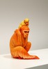 任亮《共生系列-背背猴》铜雕塑 商品缩略图4