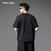 PINLI品立2025夏季新款国潮满印宽松短袖T恤美式男士休闲体恤上衣B252111081 商品缩略图3