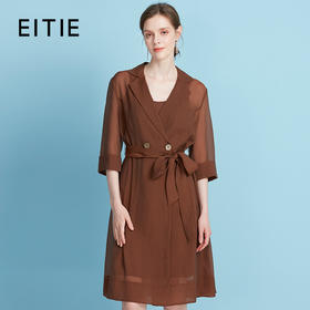 EITIE爱特爱夏季新款大气显瘦通勤连衣裙7807542