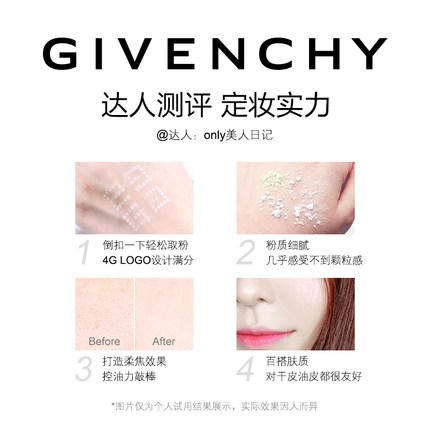 【保税仓直发·全球购·蚂蚁链可扫码溯源】GIVENCHY纪梵希四宫格散粉四色定妆粉蜜粉 控油持久12g【爆款专属】『此链接商品请分开拍单-单独下单』 商品图5