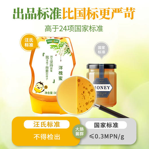 【汪氏】正宗洋槐蜜305g*5 商品图4