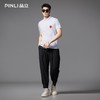 PINLI品立2025夏季新款男士修身翻领贴布绣短袖POLO衫上衣体恤潮BG252112093 商品缩略图1