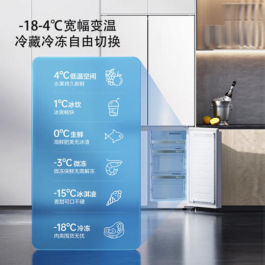 【国补15%】松下【大海豹PLUS】575升NR-W592CG-S玻璃十字门零嵌大容量冰箱 -18-4℃宽幅变温 微冻保鲜/干燥臻藏 商品图2