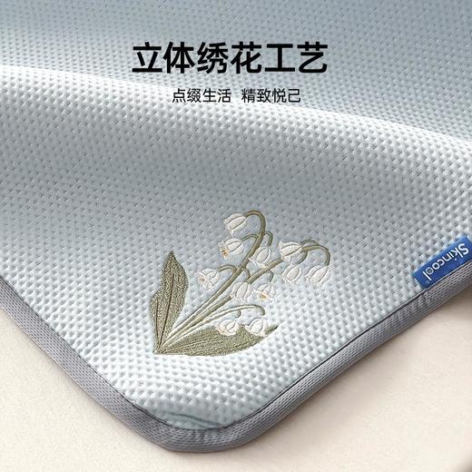 洁丽雅冰丝席夏季家用宿舍夏天席子家用高端凉席三件套凉感席子 商品图2