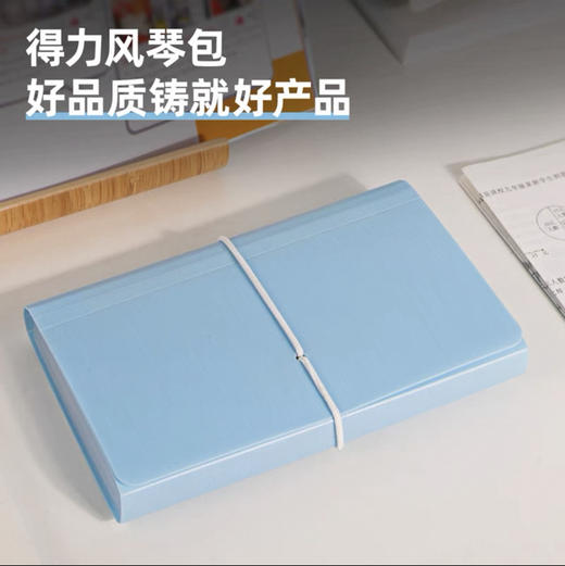 得力5561风琴包A6-13格迷你多功能票据收纳包 商品图0