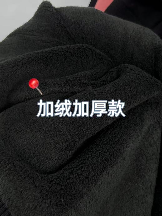 超值购【诗铭洛可】K-254 加绒卫衣贴布绣中长连帽卫衣加绒加厚A14-3 商品图2