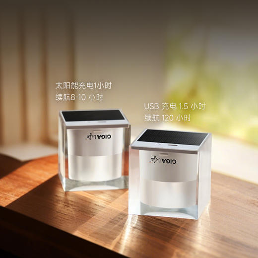 CIGA life玺佳太阳能小方烛电子蜡烛创意礼品礼物送孩子送情侣 商品图3