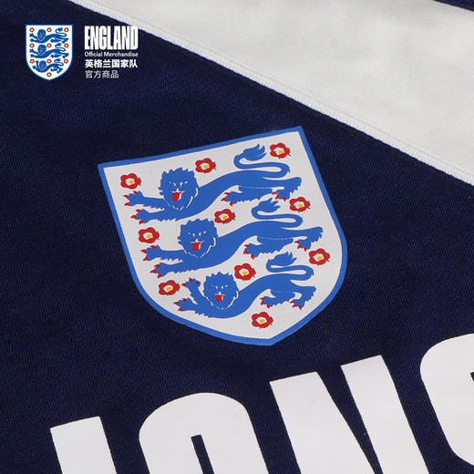 【官方正版】英格兰国家队 | 深蓝拼色T恤夏季运动休闲圆领短袖 商品图4