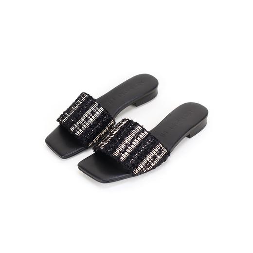 直述NOMORELIE 艺术编织拖鞋 商品图4