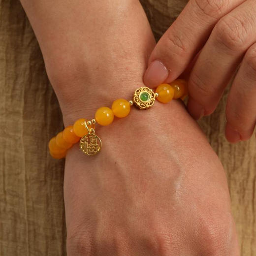 九华祈福，拥有美好寓意的手串，祝你所愿皆所得，手盖祈福卡，诚意满满 商品图5