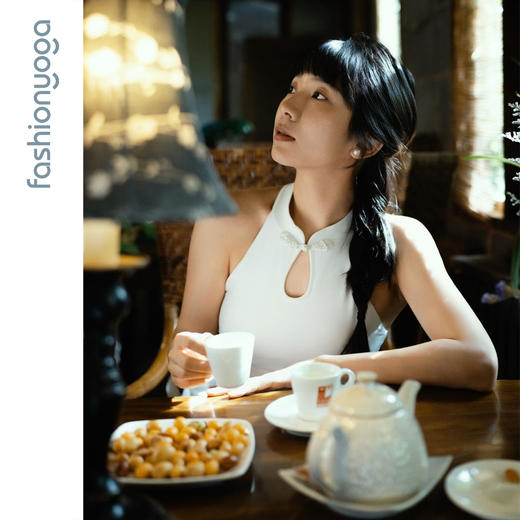 FC12252凡圣瑜伽新中式国风瑜伽背心 商品图0