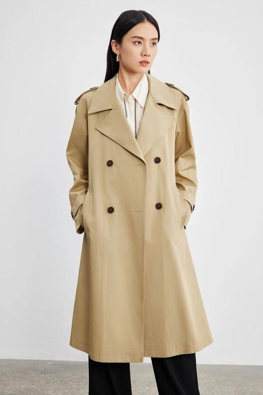 ESTELLICA 卡其色通勤风衣外套 20186 商品图2