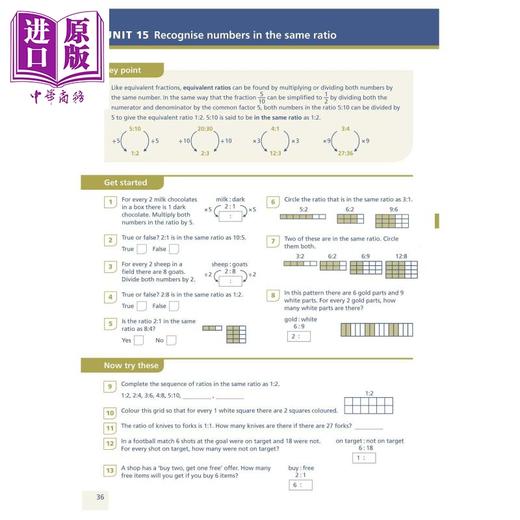 【中商原版】Fractions Decimals & Percentages 6 英国Schofield小学教辅 分数小数和百分比 6年级 英文原版幼小数学学习教辅 商品图4