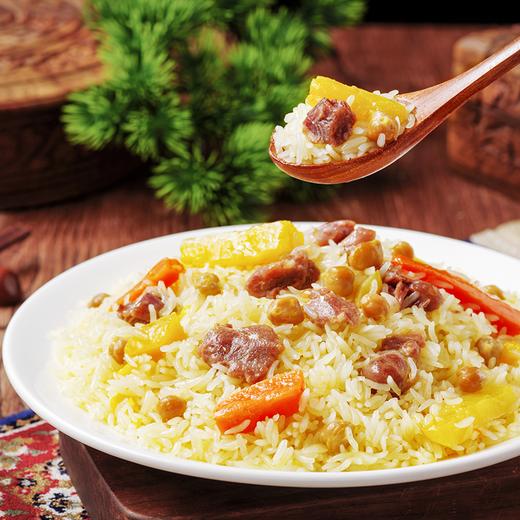 味出疆·羊肉抓饭 350g*3  加热即食 上班族午餐代餐速食米饭 商品图1