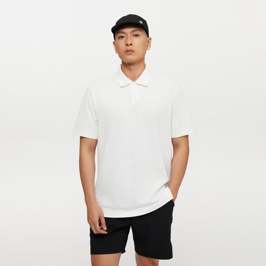oneup凉感珠地宽松短袖Polo 商品图1