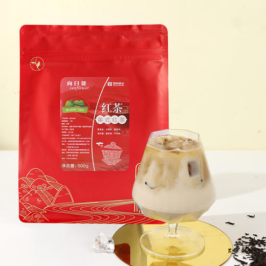 向日葵英式红茶500g/包 商用原料散茶 商品图3
